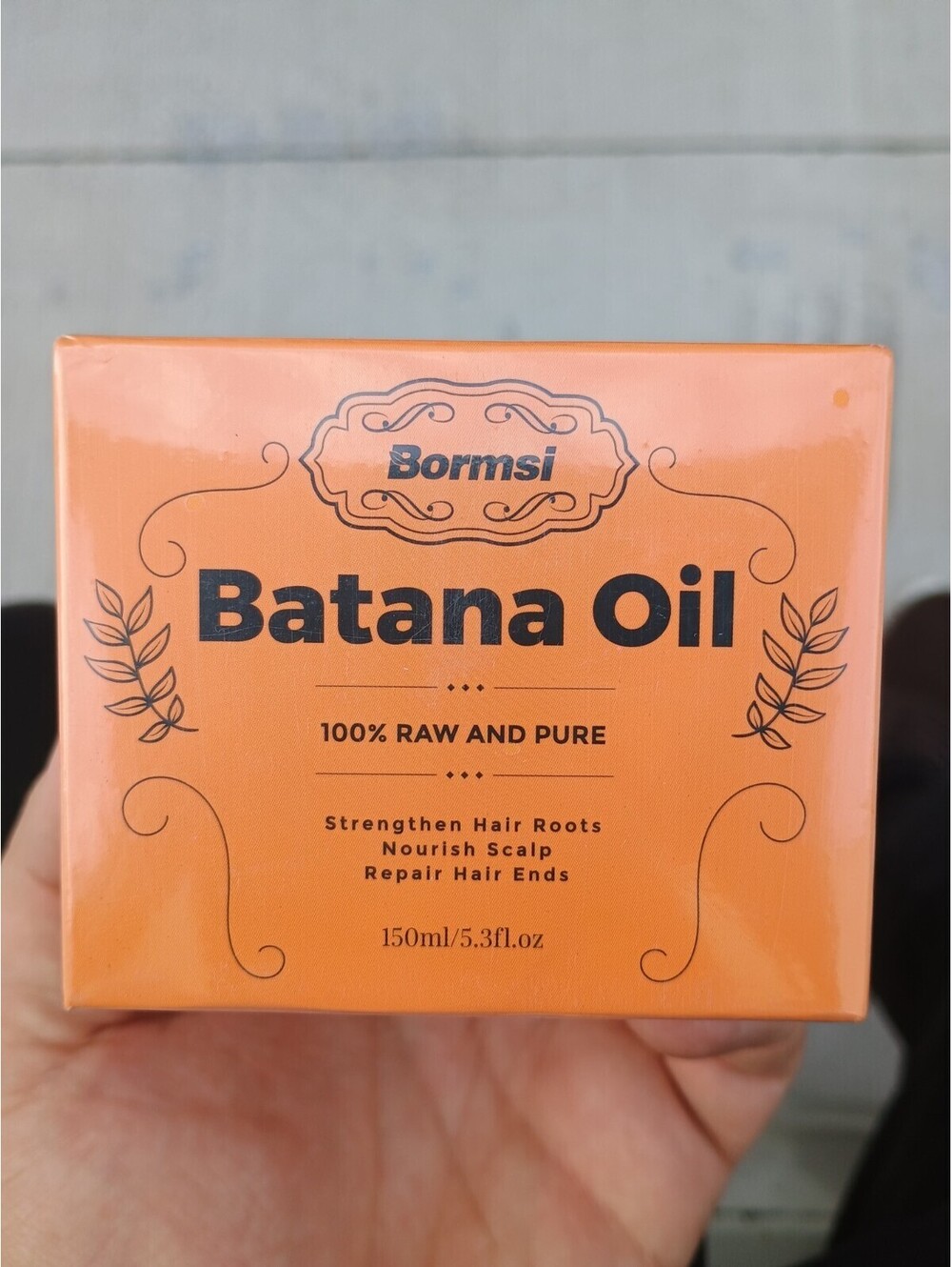 Bormsi Batana Oil 100% Raw & Pure Hair Oil 5.3fl oz Strengthen Hair Root Repair